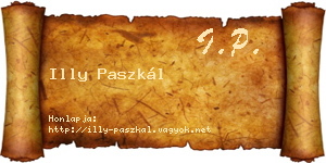 Illy Paszkál névjegykártya
